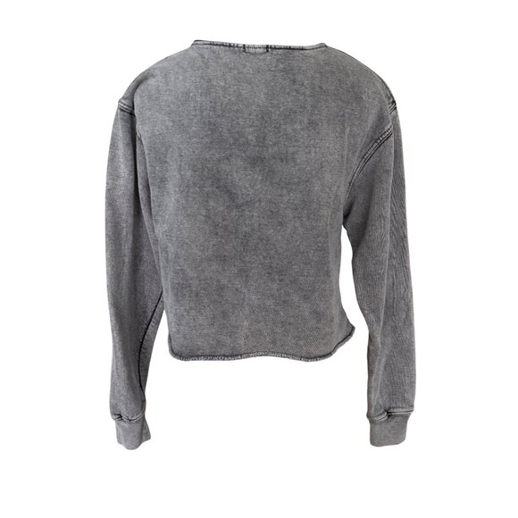 John Galt by Brandy Melville New York Graphic Cropped Sweatshirt - Picture 4 of 4